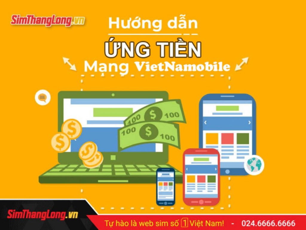 Cách ứng tiền mạng Vietnamobile