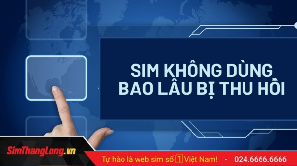 Quy định chung về thời gian sim không sử dụng bị thu hồi