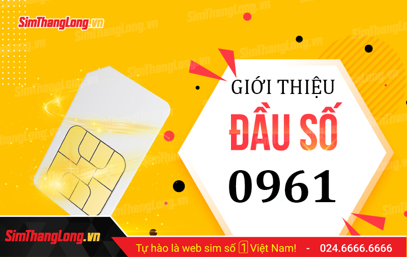 Sim đầu số 0961 là của nhà mạng nào? Địa chỉ mua sim số đẹp online