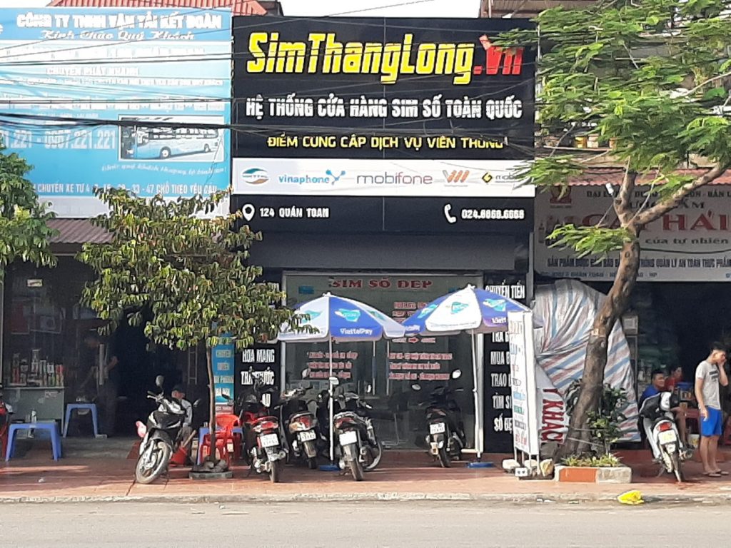 Cửa hàng giao dịch của Sim Thăng Long