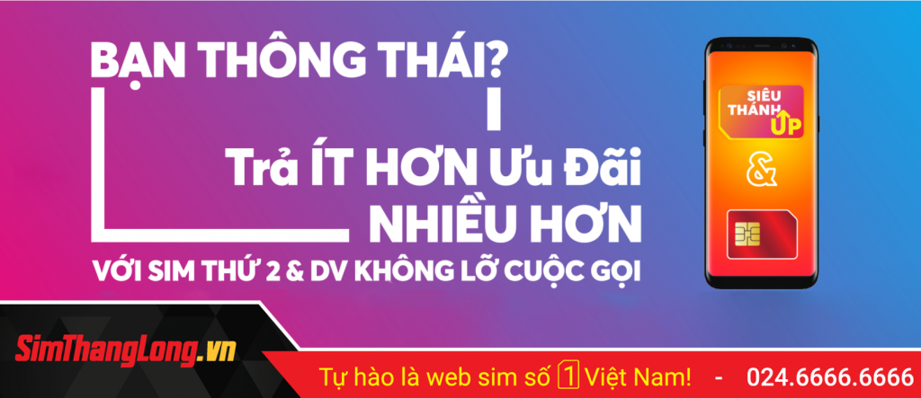 Cập nhật 2021 Vietnamobile.
Năm 2021, Vietnamobile sẽ tiếp tục cung cấp cho khách hàng những sản phẩm và dịch vụ đỉnh cao nhất. Với tốc độ internet nhanh chóng, gọi điện miễn phí đến tất cả các mạng, chất lượng dịch vụ tốt nhất và giá cả hợp lý, chúng tôi hy vọng sẽ tiếp tục được sự ủng hộ và tin tưởng của khách hàng trong tương lai. Hãy đăng ký ngay hôm nay để trở thành thành viên của Vietnamobile và cảm nhận sự khác biệt!