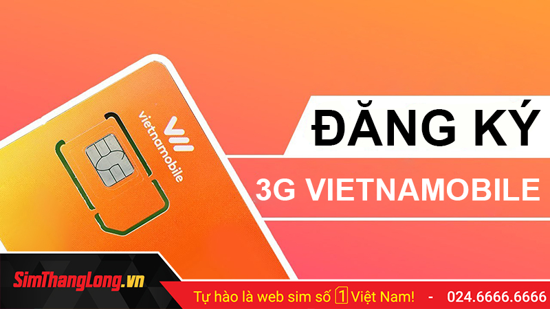 Hướng dẫn đăng ký 3G Vietnamobile
