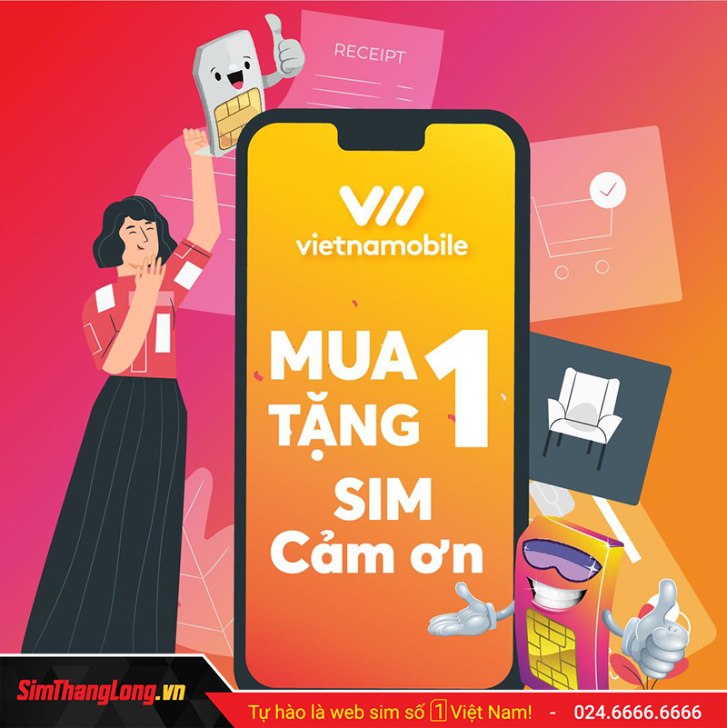 Các cú pháp sử dụng SIM Cảm Ơn Vietnamobile
