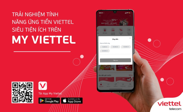 Có 3 cách để ứng tiền Viettel khi còn nợ cước