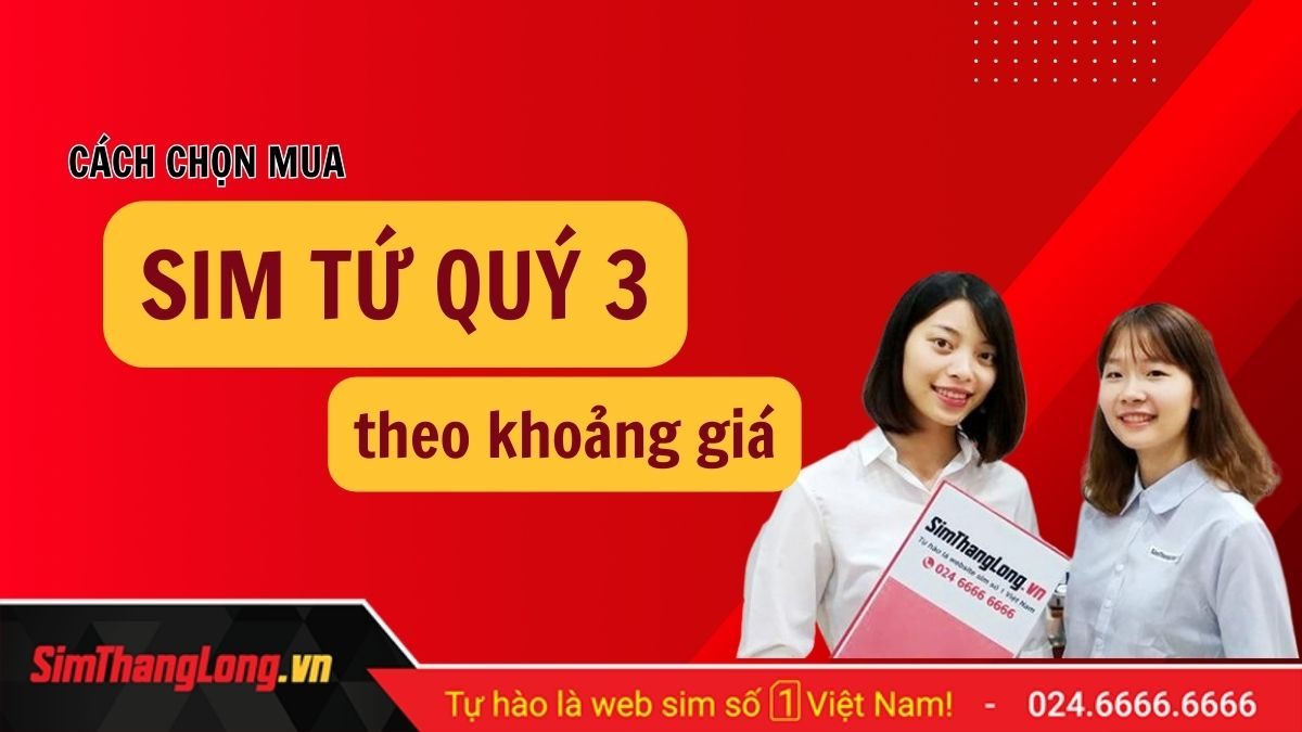 Chọn mua sim tứ quý 3 theo khoảng giá như thế nào?