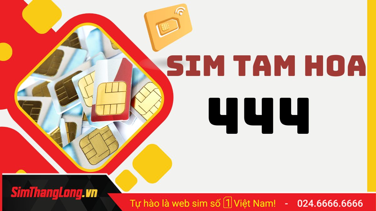 Sim tam hoa 444