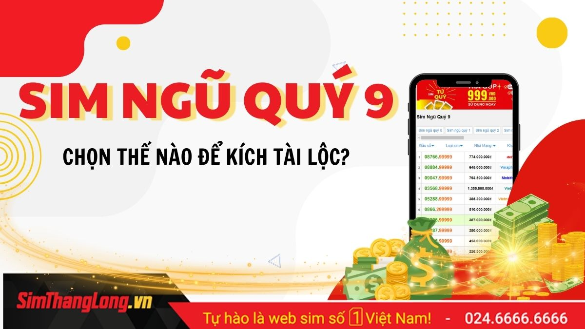 Tư vấn chọn mua sim ngũ quý 9 phù hợp