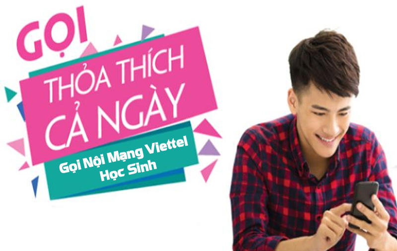 gói cước gọi nội mạng Viettel sim học sinh