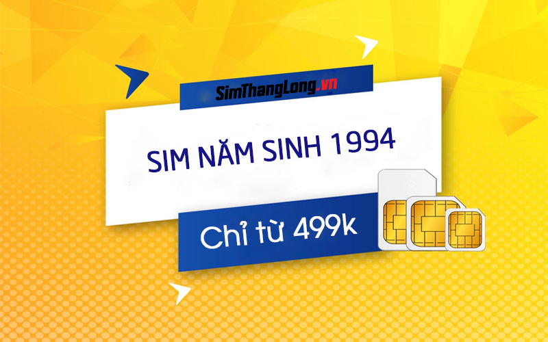 Sim năm sinh 1994