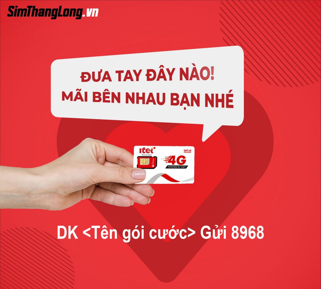 Hướng dẫn đăng ký gói cước 4G Itelecom