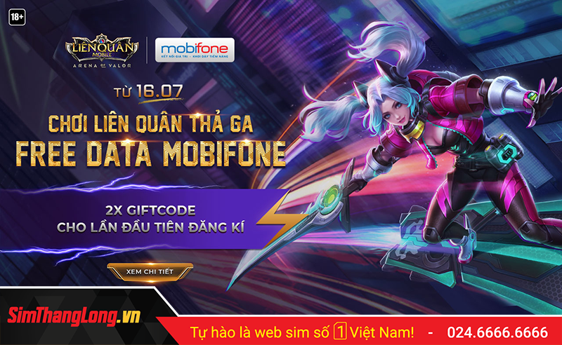 Gói cước Data Liên Quân MobiFone