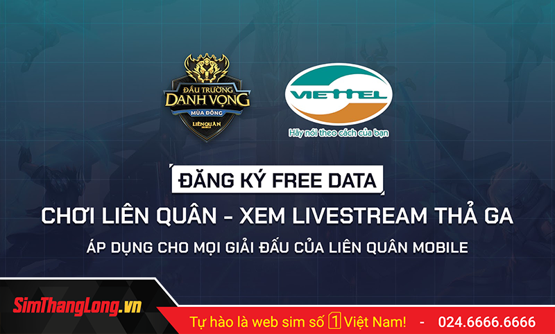 Gói cước Data Liên quân Viettel