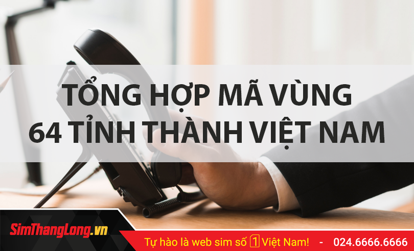 Danh sách mã vùng điện thoại cố định