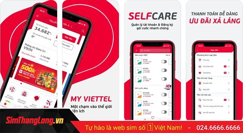 Kiểm tra thông tin thuê bao bằng app My Viettel