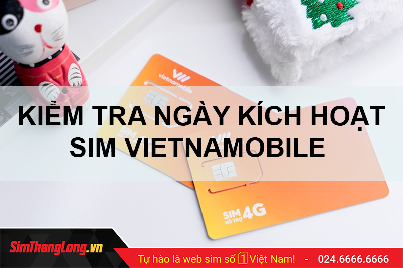 Kiểm tra ngày kích hoạt sim Vietnamobile