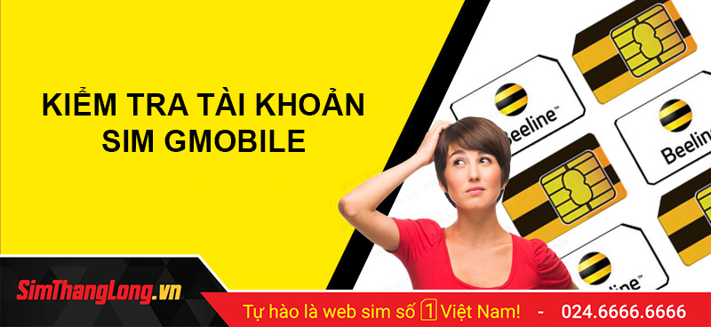 Kiểm tra thông tin tài khoản sim Gmobile