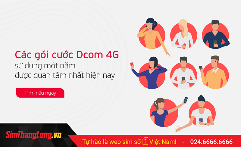 Tổng hợp các gói cước Dcom 4G Viettel 1 năm