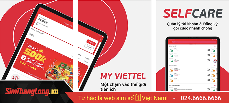 Nạp tiền sim Viettel qua ứng dụng My Viettel