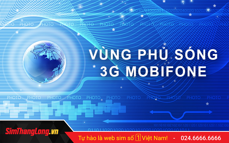 Các Vùng phủ sóng 3G MobiFone