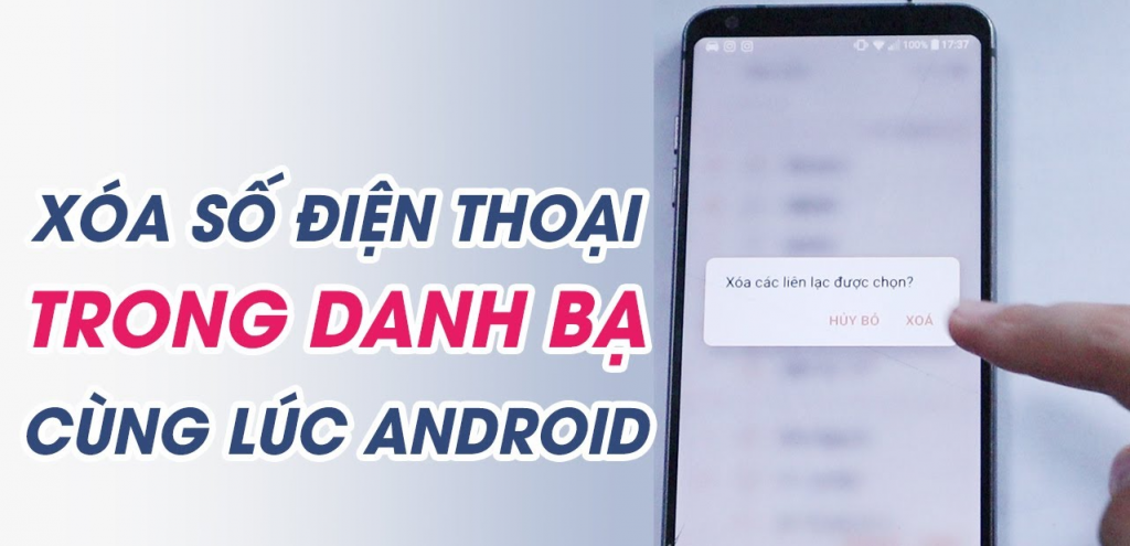 Xóa bằng ứng dụng Danh bạ của Google