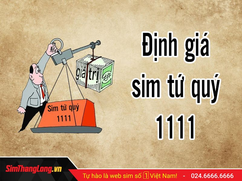 Định giá sim tứ quý 1111