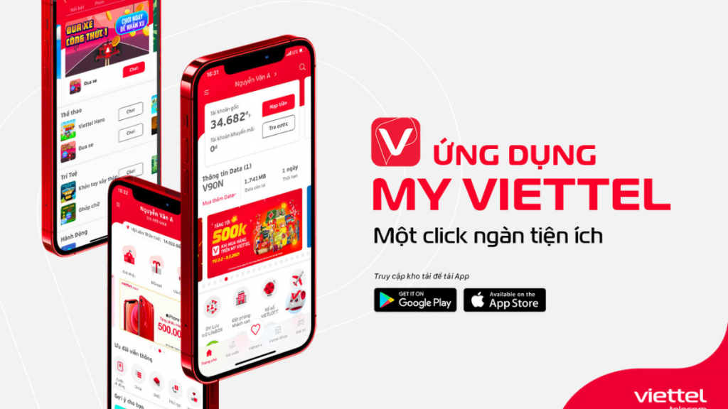 Cập nhật thông tin thuê bao qua ứng dụng my viettel