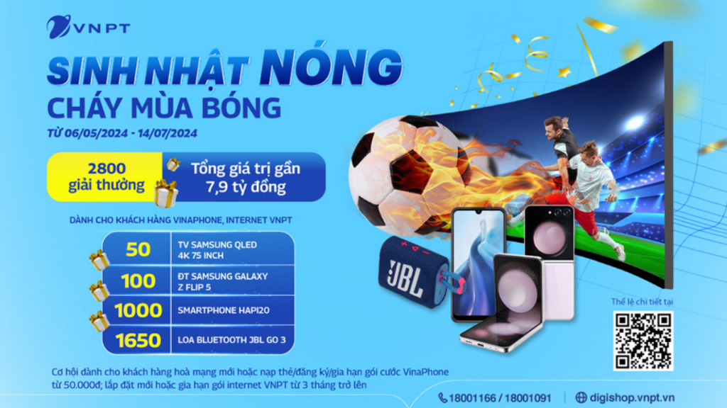 VinaPhone mừng sinh nhật 28 tuổi