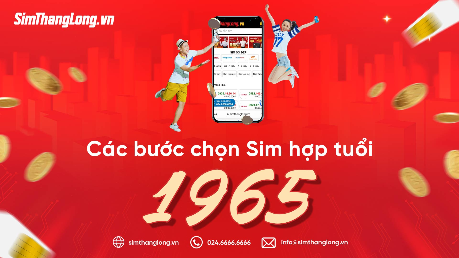 Các bước chọn sim hợp tuổi 1965