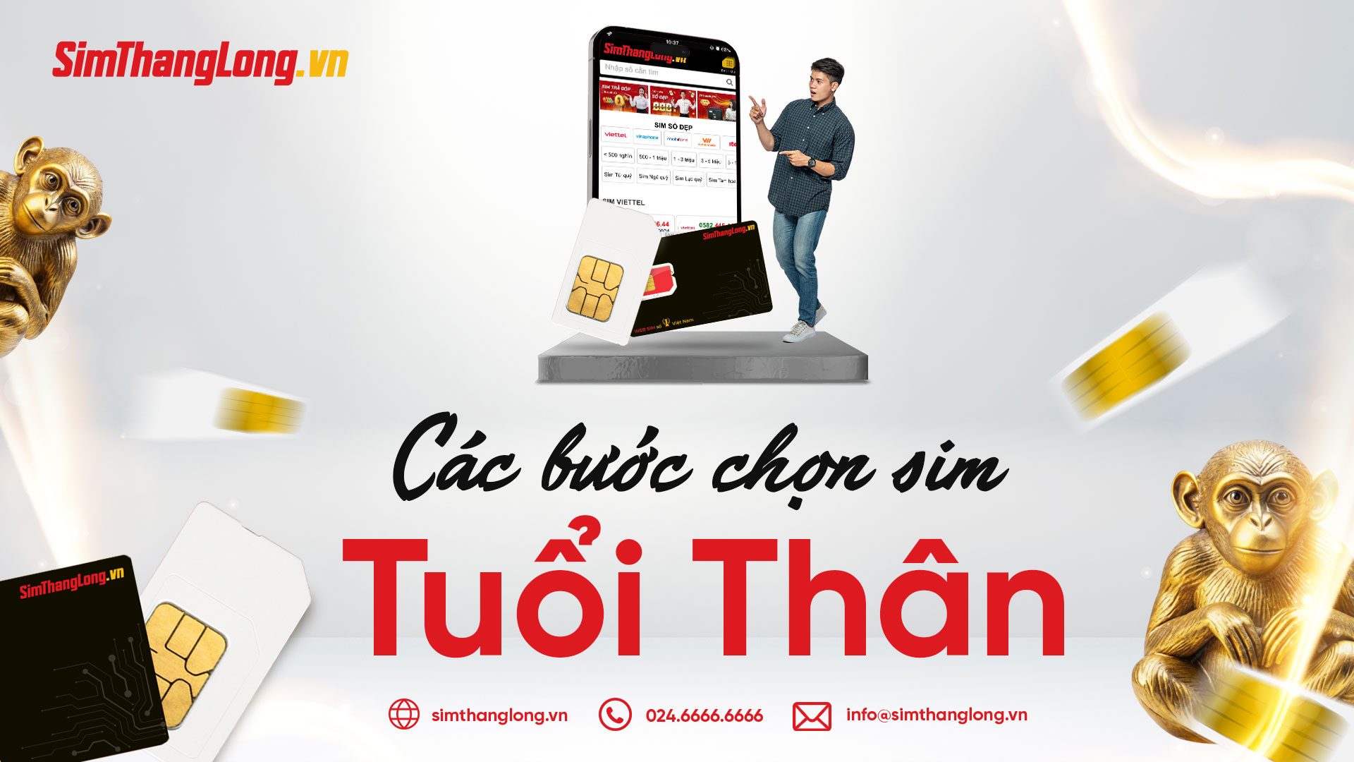 Các bước chọn sim hợp tuổi Thân