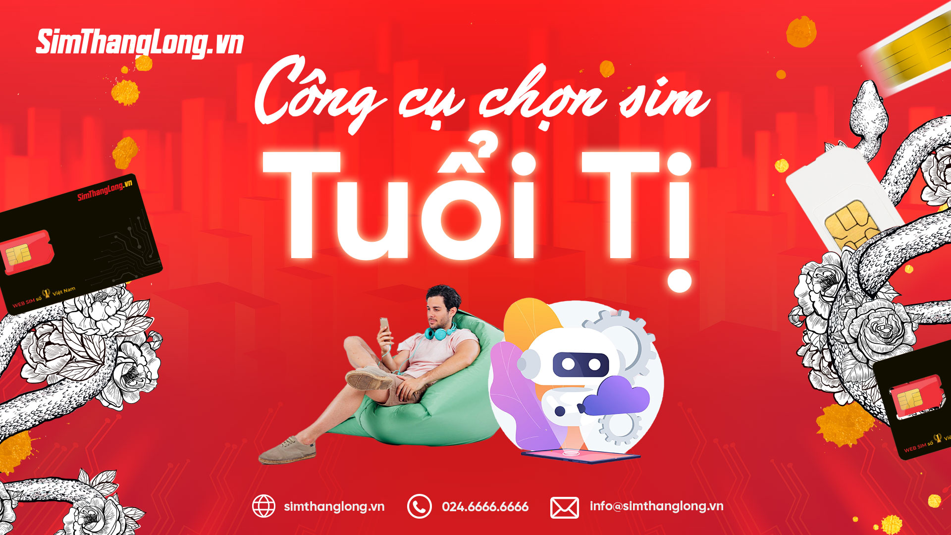 Công cụ chọn sim hợp tuổi Tị