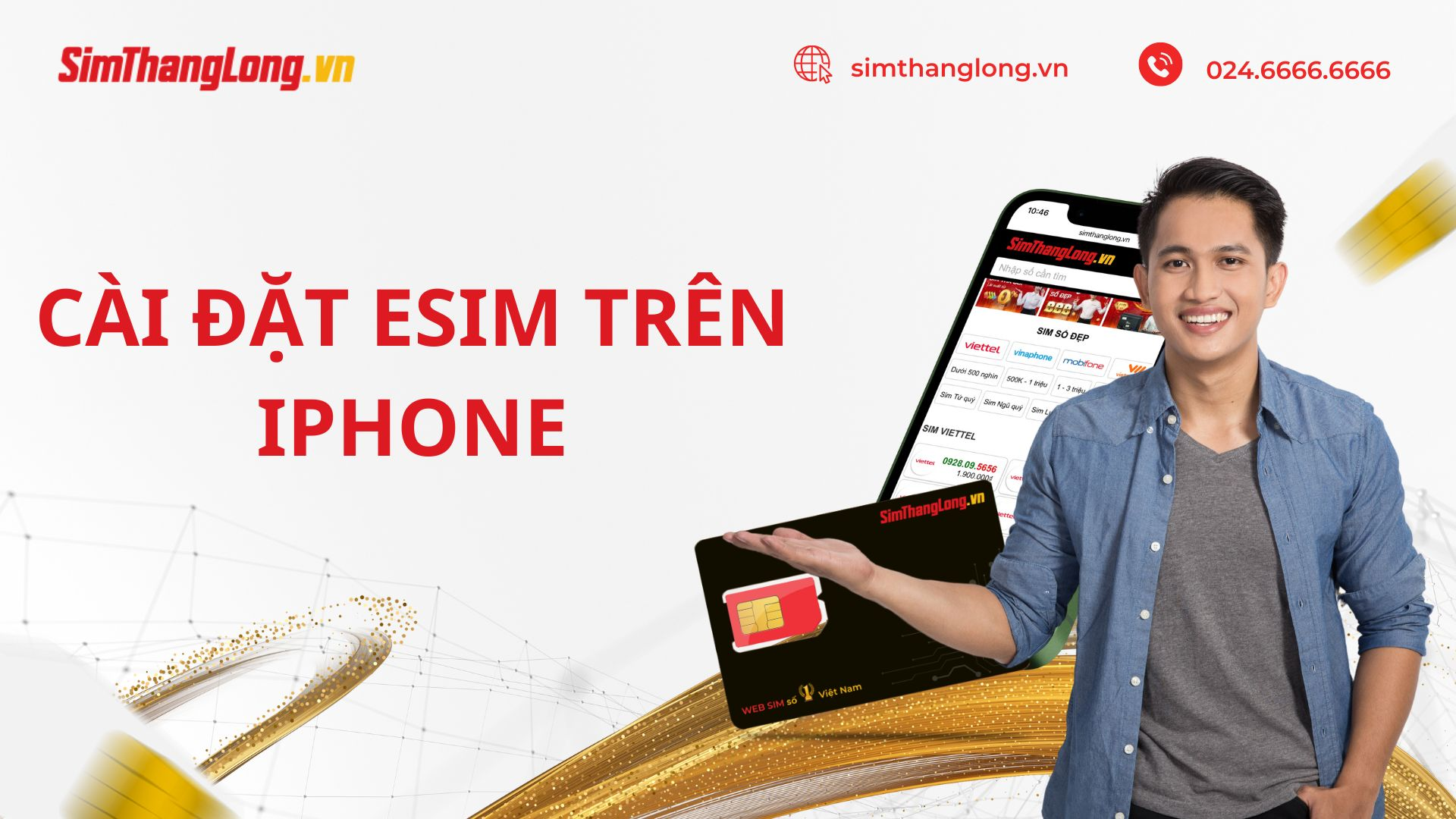 cài đặt eSIM trên iPhone