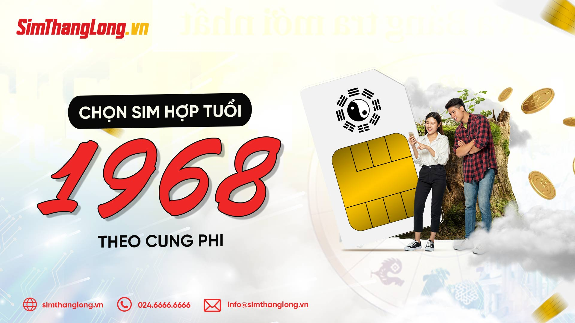 Chọn sim hợp tuổi 1968 theo cung phi