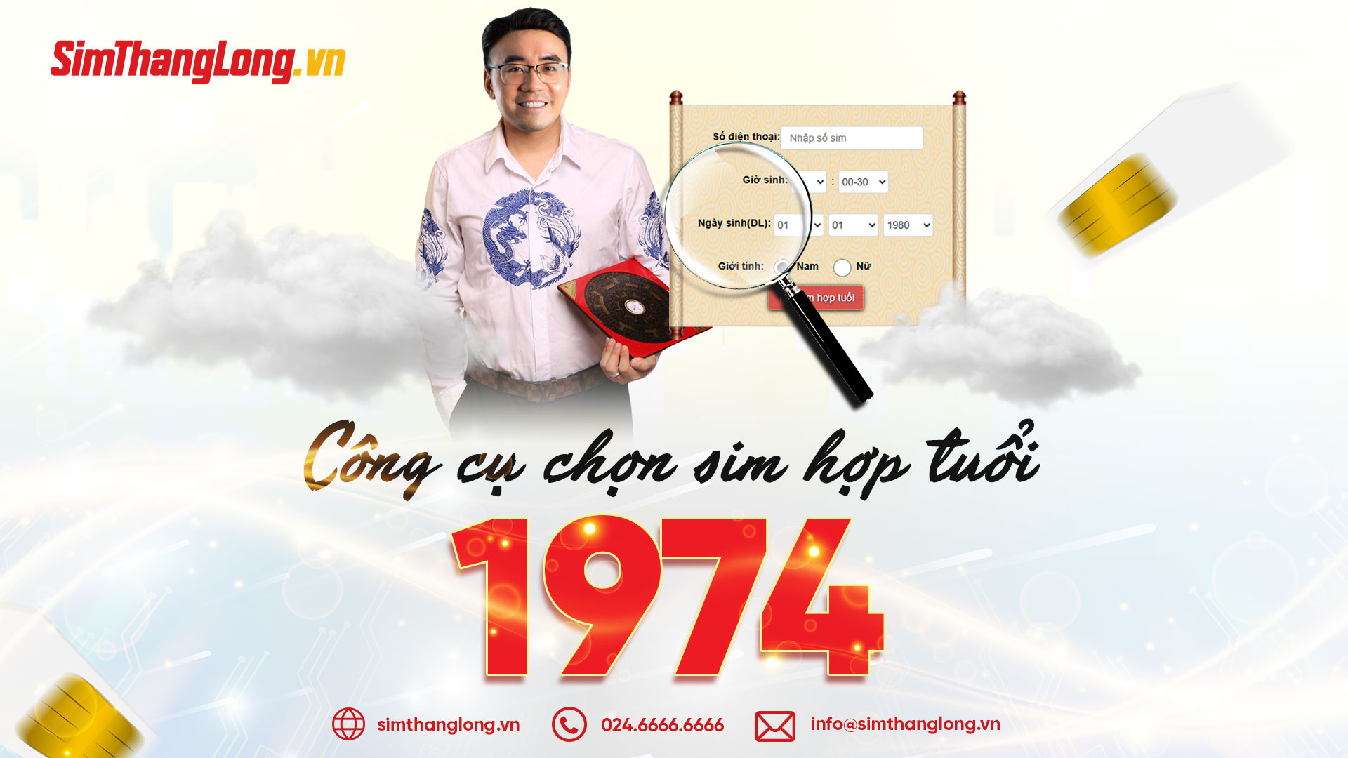 Công cụ tìm sim hợp tuổi 1974