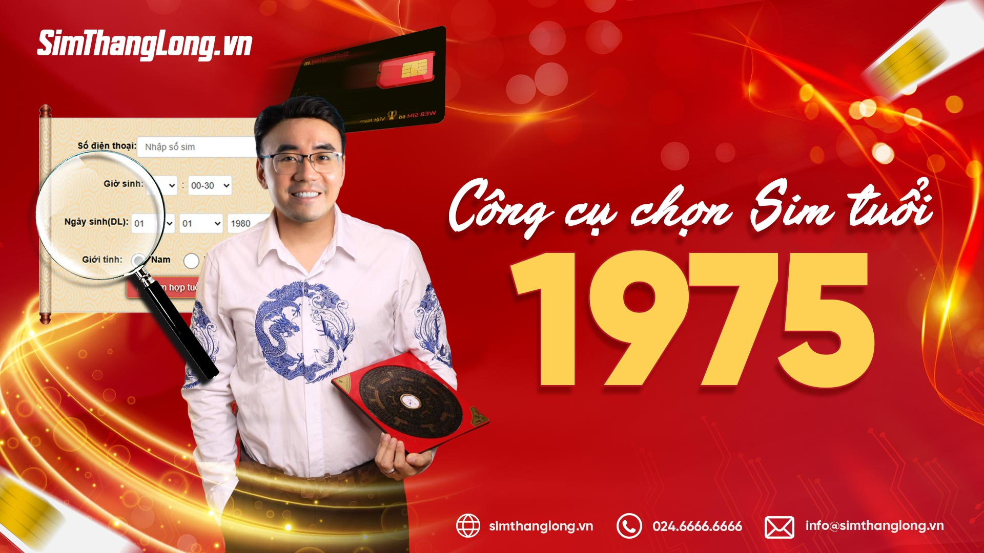 Công cụ chọn sim hợp tuổi 1975