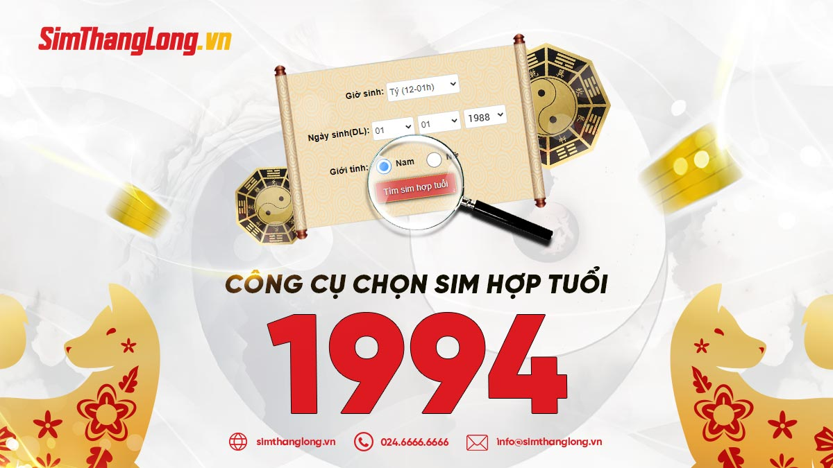 Công cụ tìm sim hợp tuổi 1994