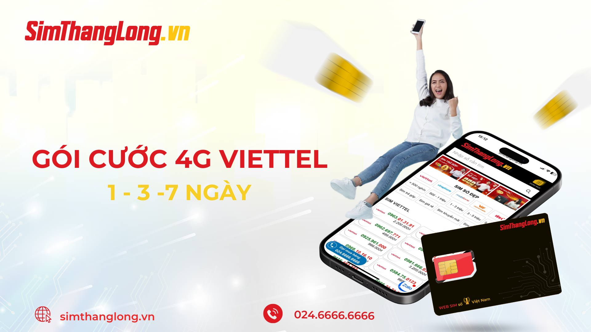 Gói cước 1-3-7 ngày của Viettel