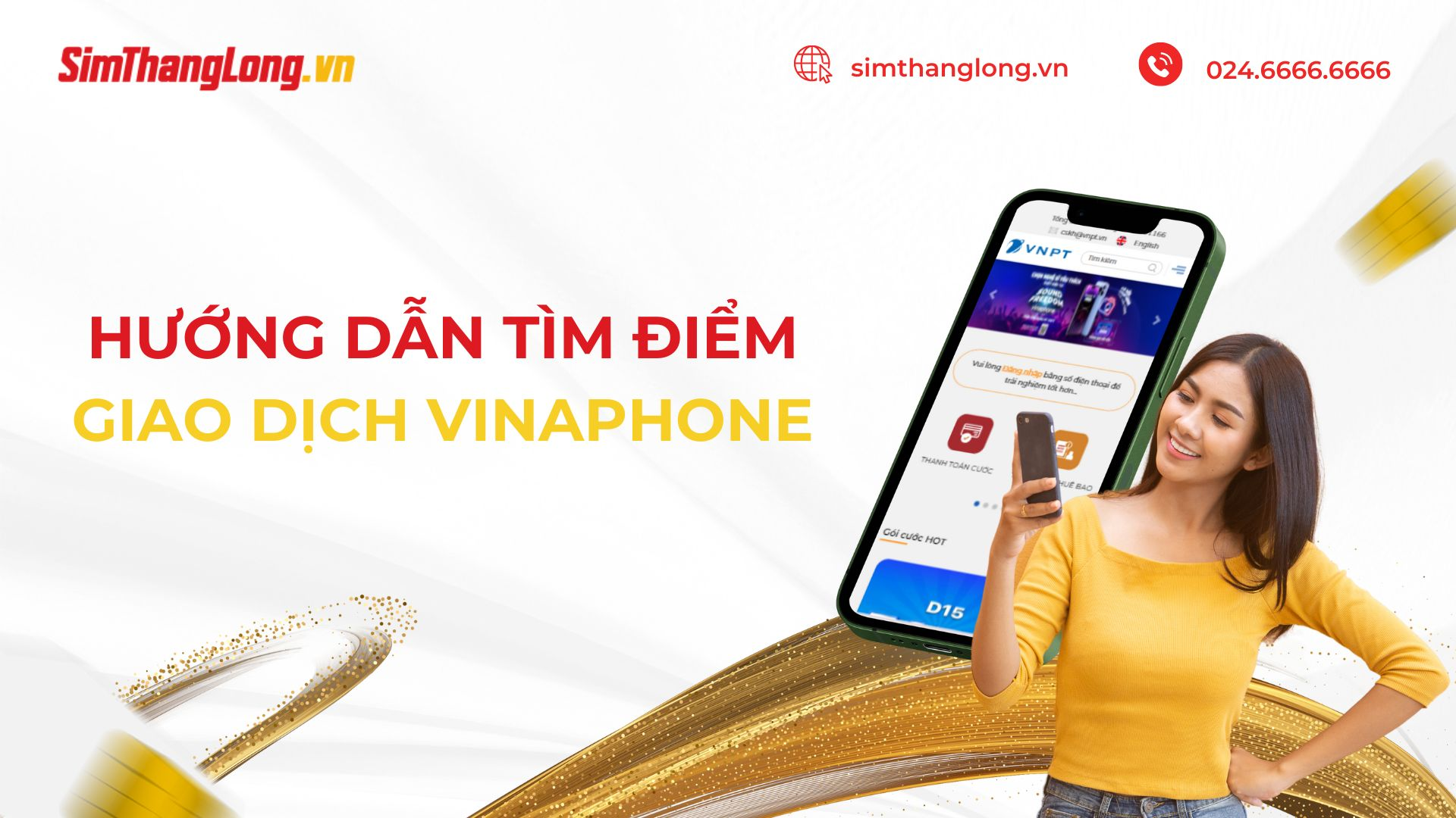 Hướng dẫn tìm điểm giao dịch VinaPhone trên website