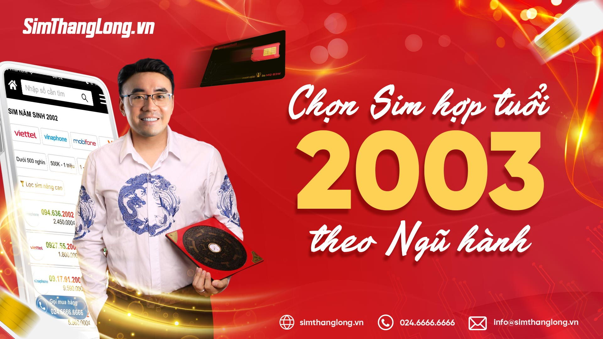 Hướng dẫn chọn sim hợp tuổi theo ngũ hành