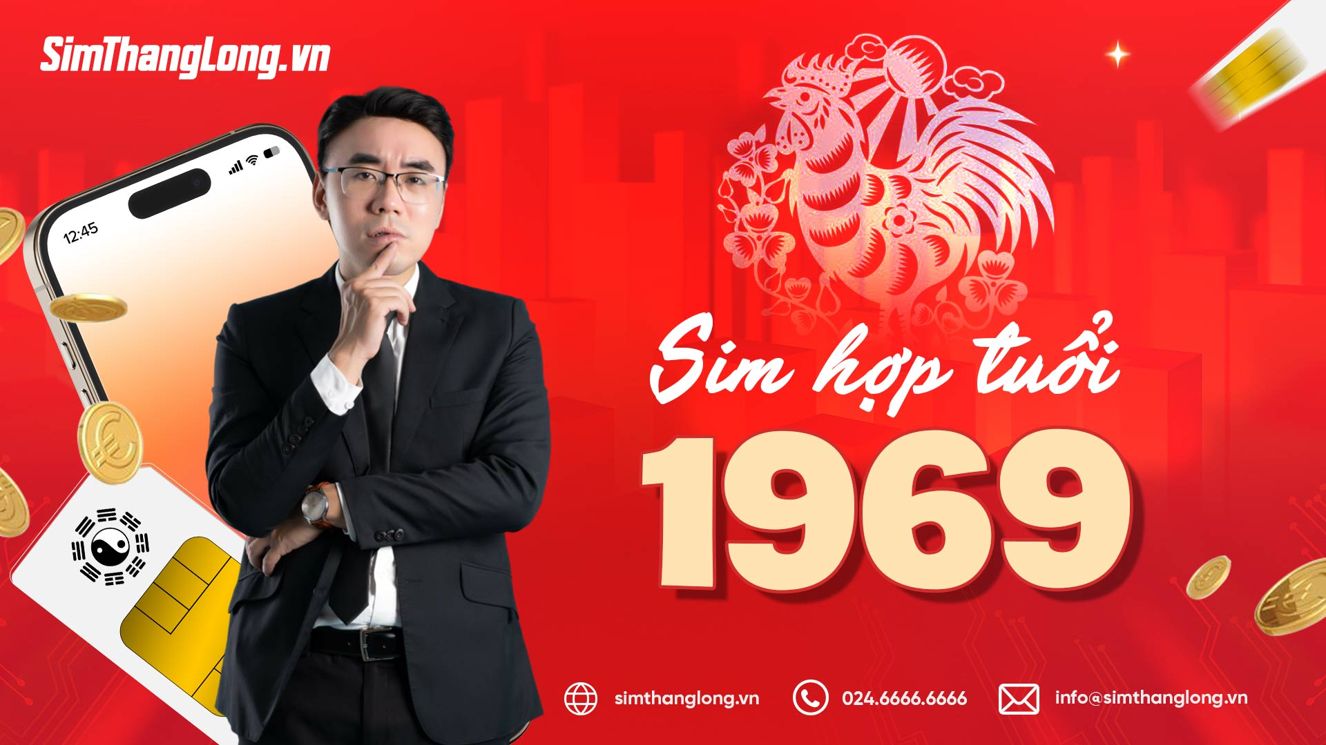 Hướng dẫn chọn sim hợp tuổi 1969