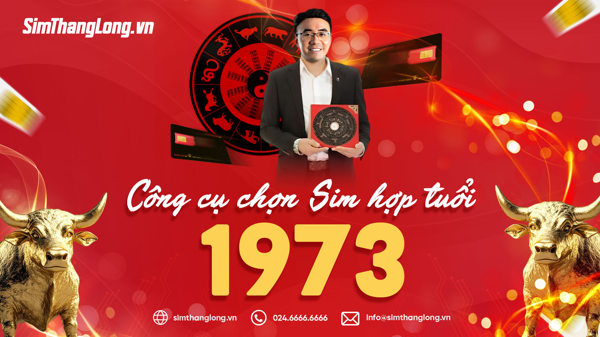 Hướng dẫn công cụ chọn sim hợp tuổi 1973