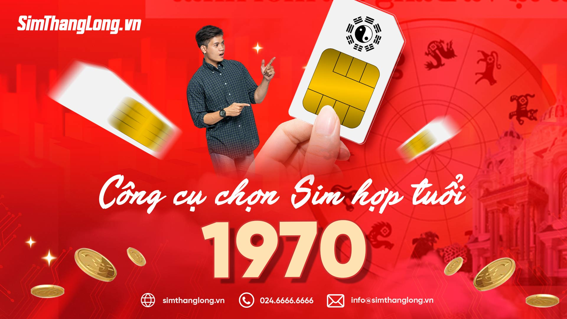 Công cụ chọn sim hợp năm sinh 1970