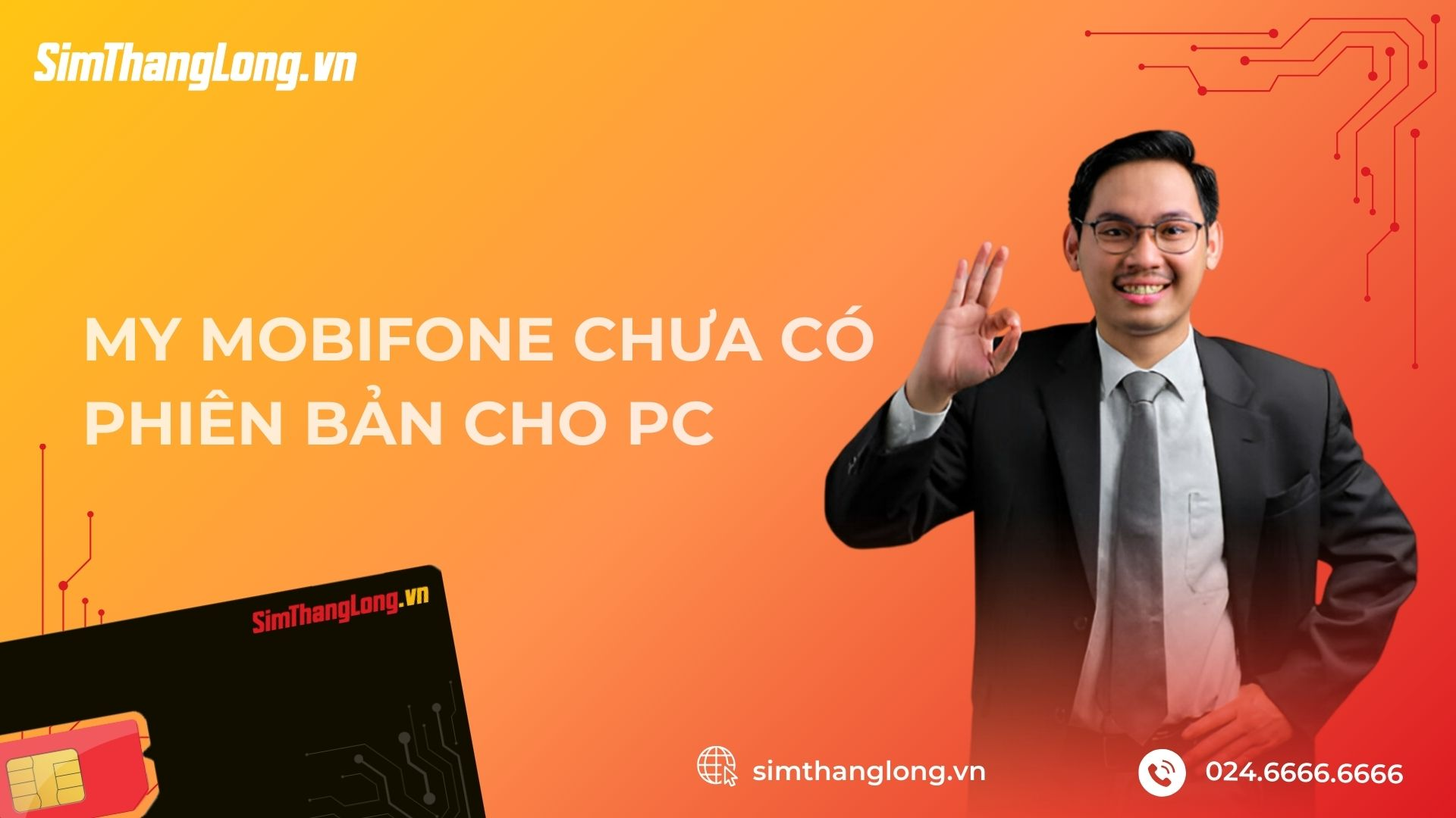 My Mobifone chưa có phiên bản cho máy tính