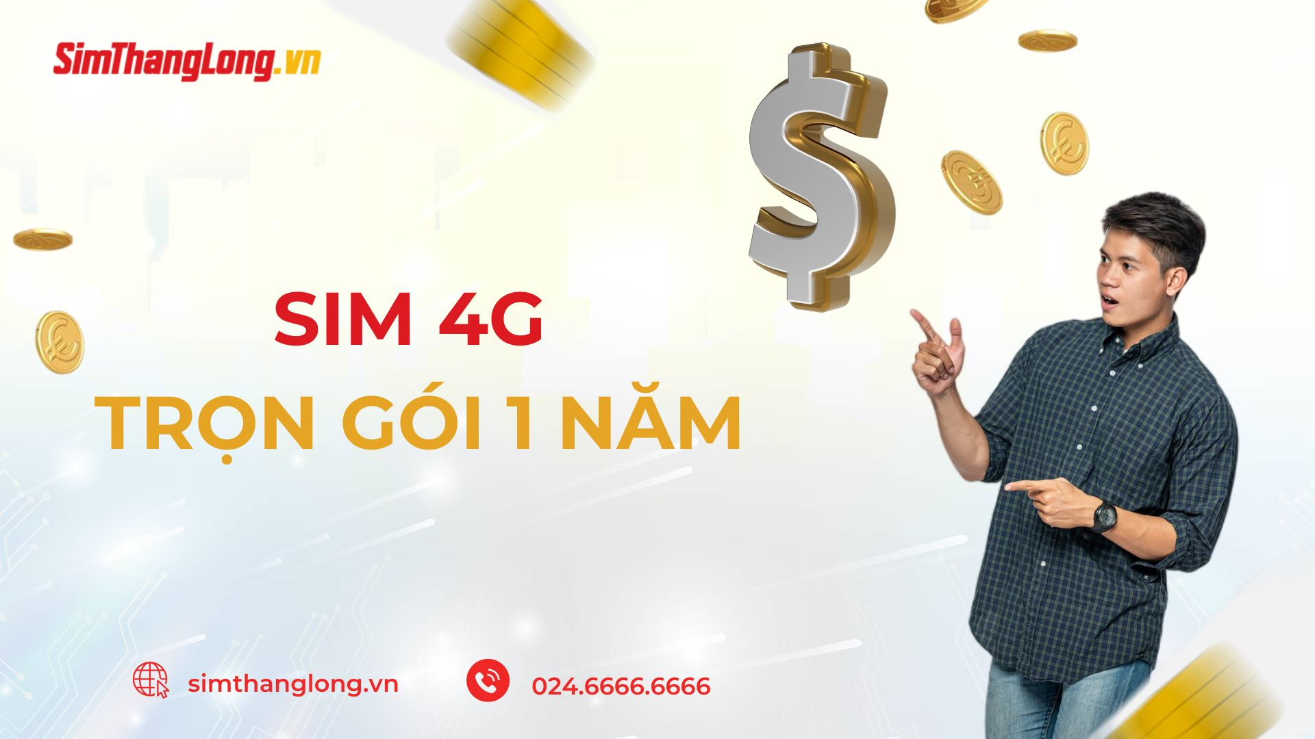 Sim 4G trọn gói 1 năm của Mobifone