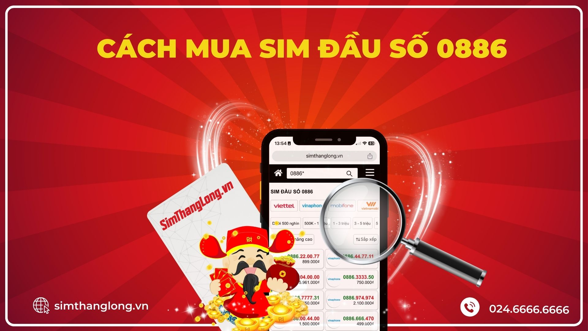 Cách mua sim đầu 0886