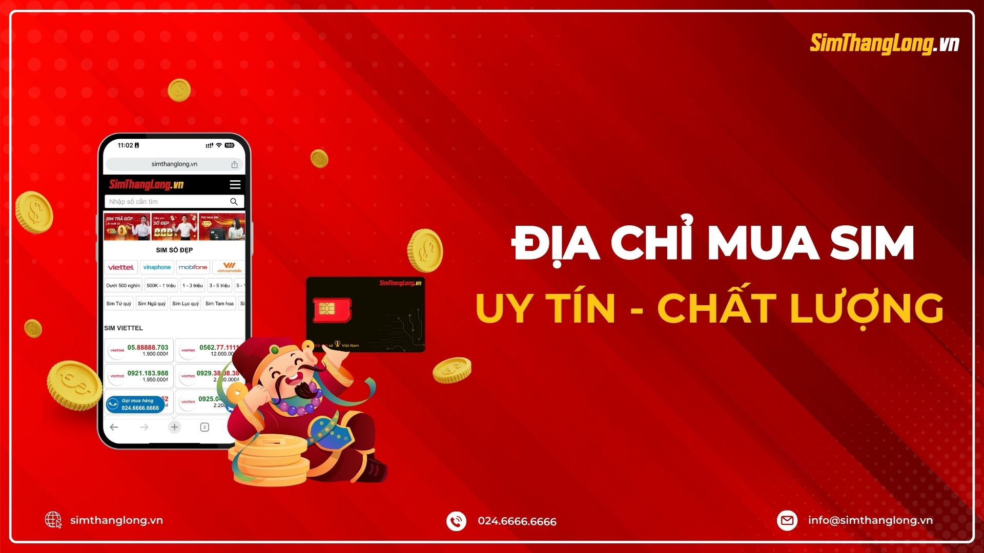 Địa chỉ mua sim uy tín