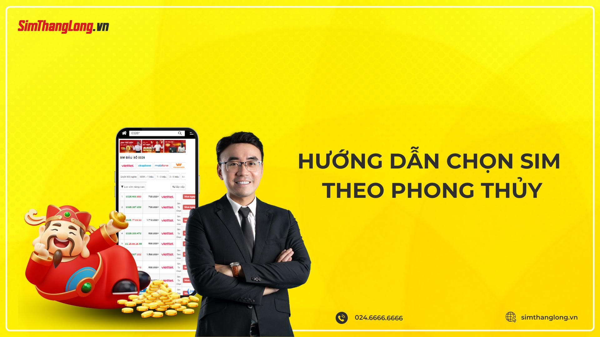 Hướng dẫn chọn sim theo phong thủy