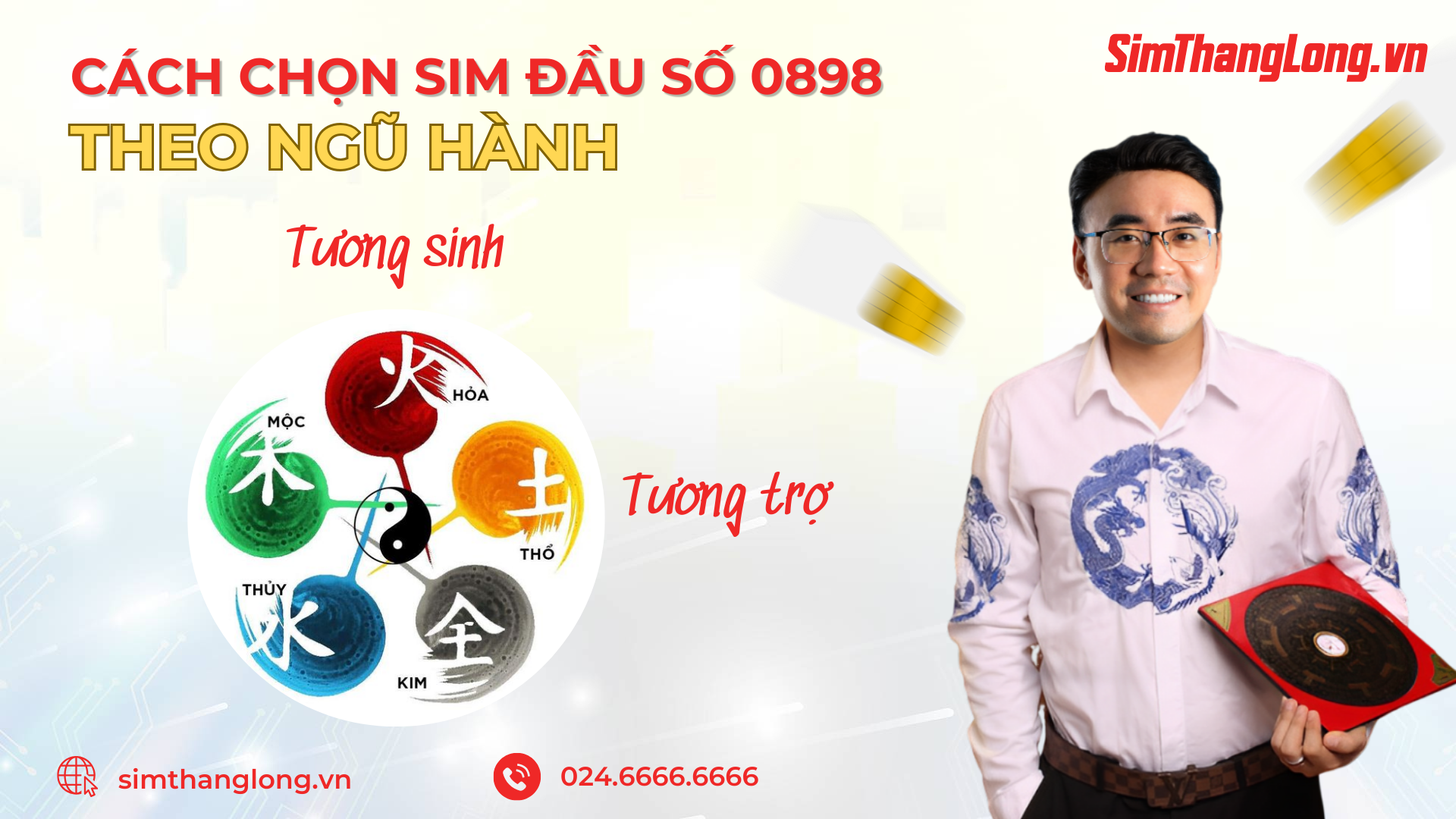 Chọn sim đầu 0898 theo ngũ hành như thế nào