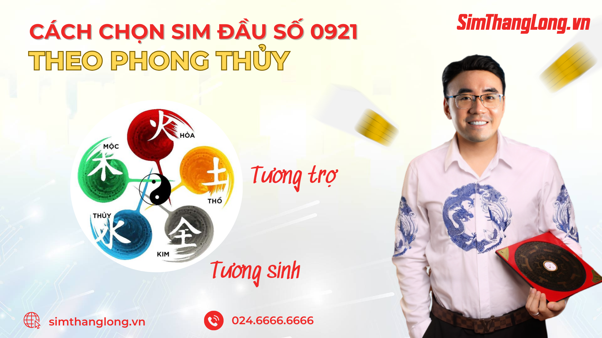 Cách chọn sim đầu 0921 theo ngũ hành