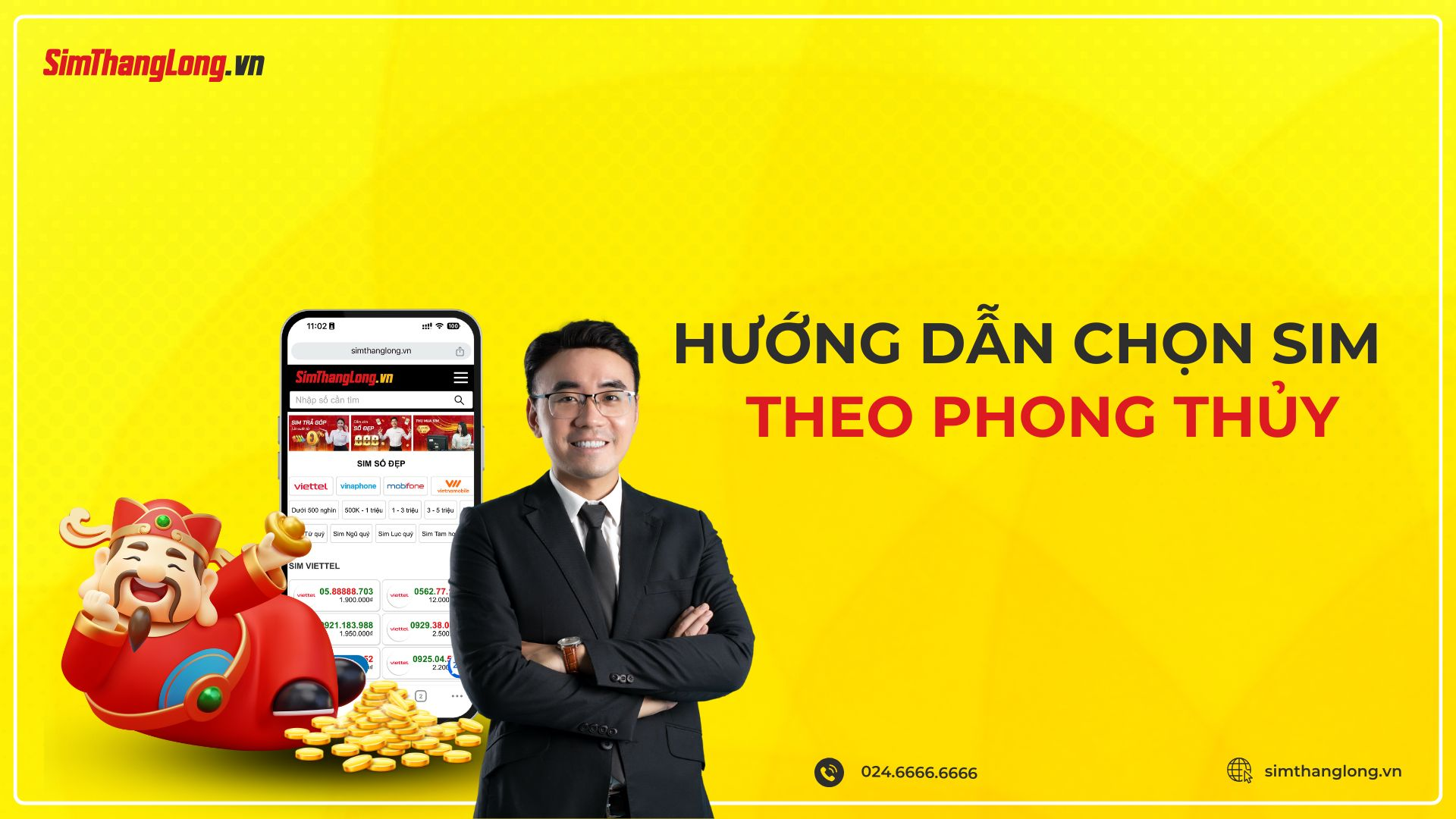 Hướng dẫn chọn sim theo phong thủy