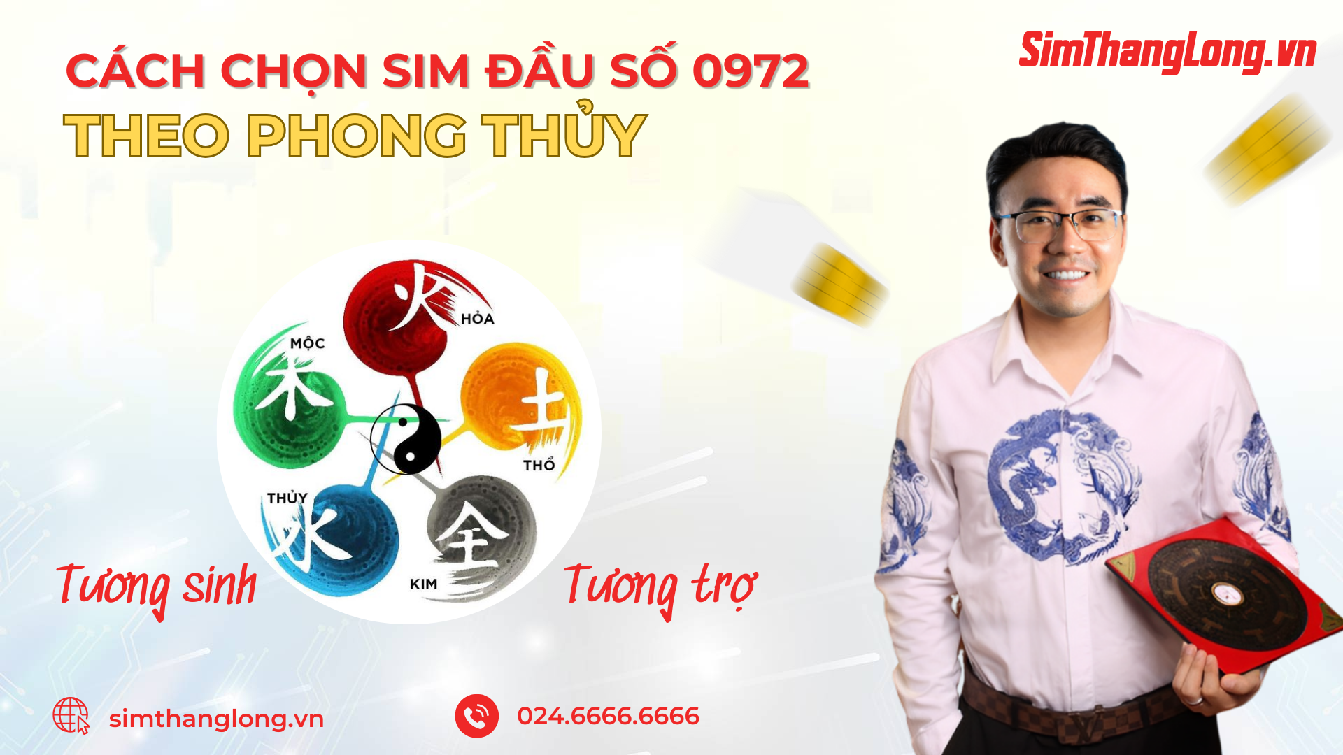 Trong ngũ hành, chọn sim đầu 0972 như thế nào?